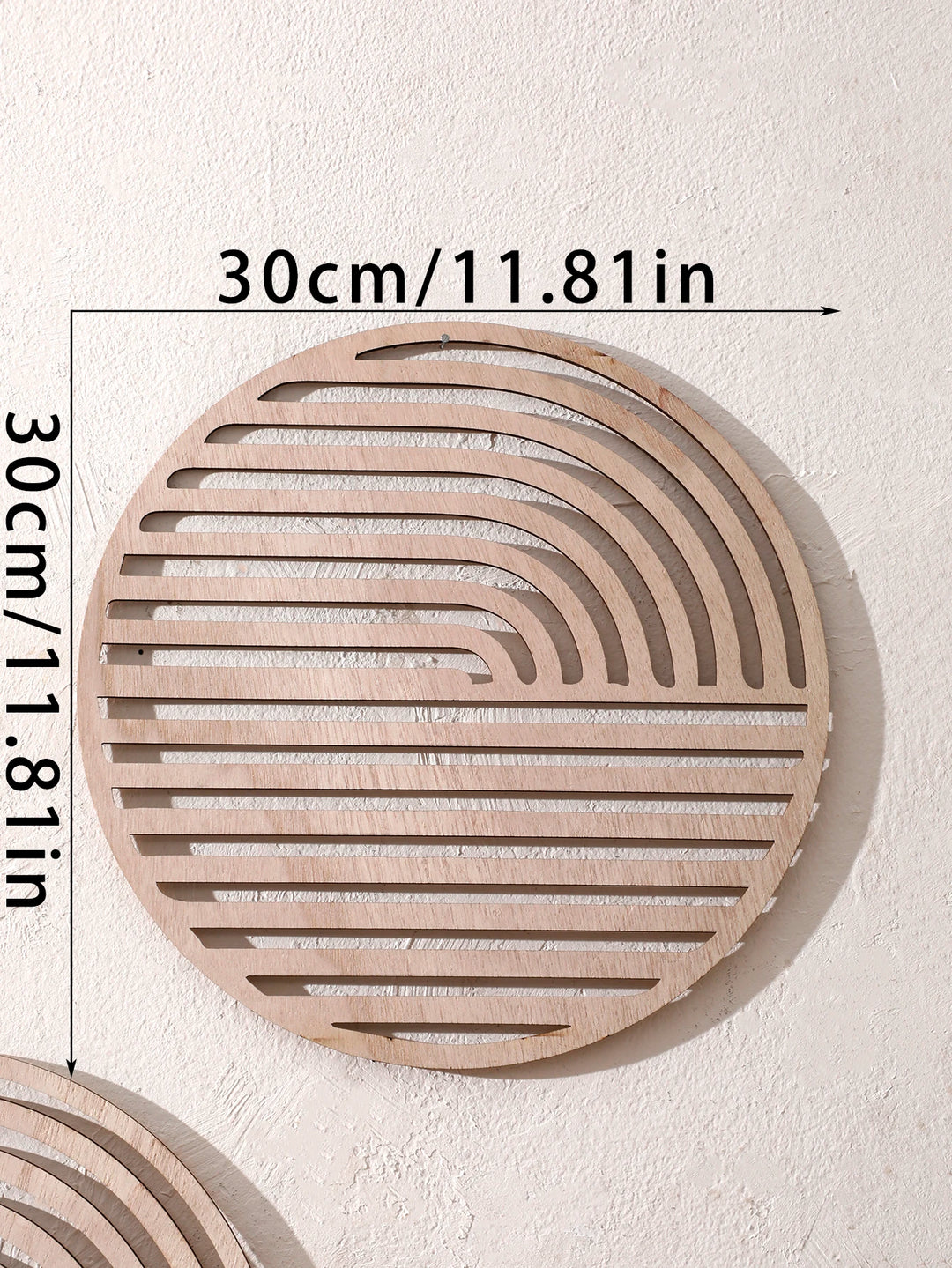 Natural Wooden Wall Hanging Wall Art Decor