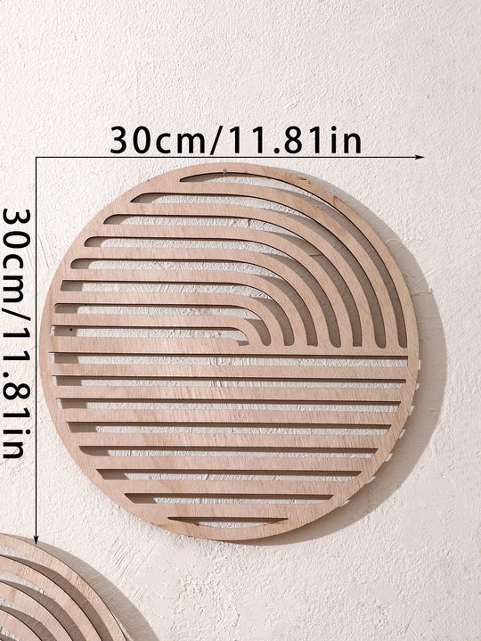 Natural Wooden Wall Hanging Wall Art Decor