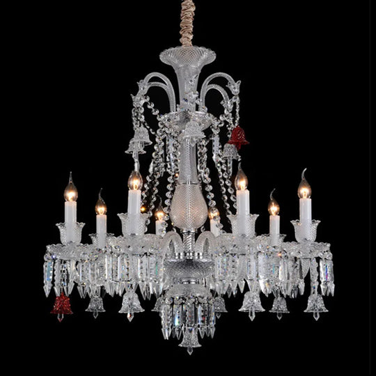 Living Room Chandelier Large Hotel Wedding Luxury Crystal Ceiling