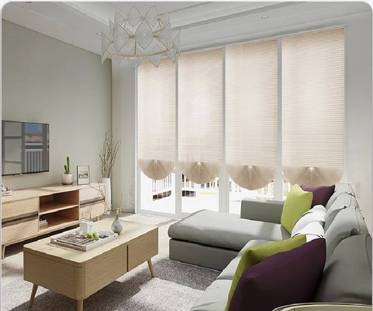 Cheap Adhesive Window Pleated Zebra Blinds