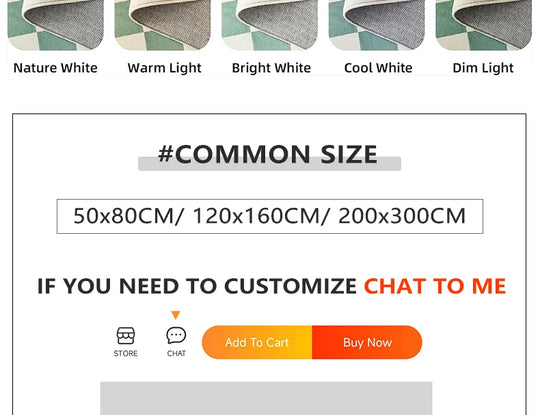 Gaming Mats Bedroom Rug Gamer Carpet Non-slip Wear-resistant Living Room Floor Mat American Laser Light Large Size Study Rug 양탄자